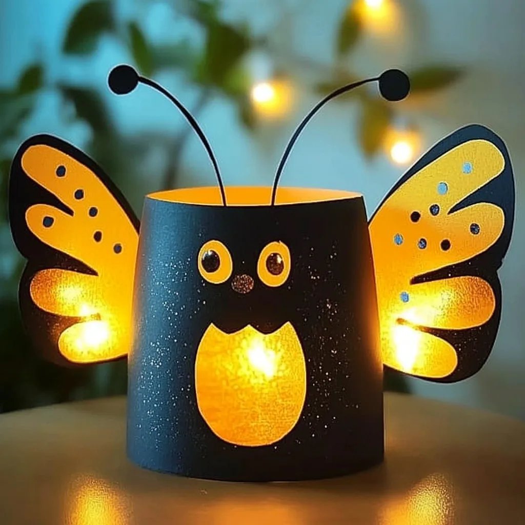 Crafting Whimsical Paper Roll Fireflies: A Step-by-Step Guide to Creating Enchanting Glow-in-the-Dark Decorations