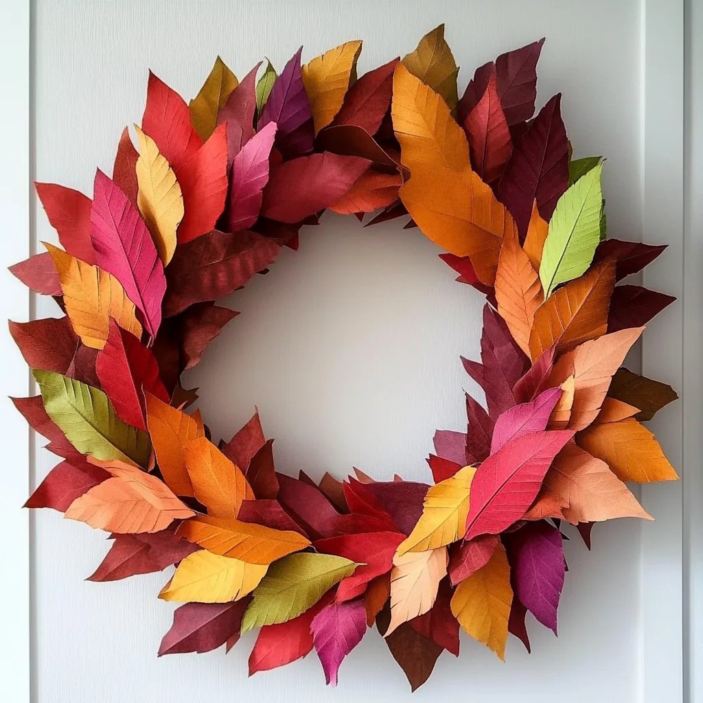 Paper Leaf Wreath: An Incredible Ultimate Guide to a Wonderful Craft