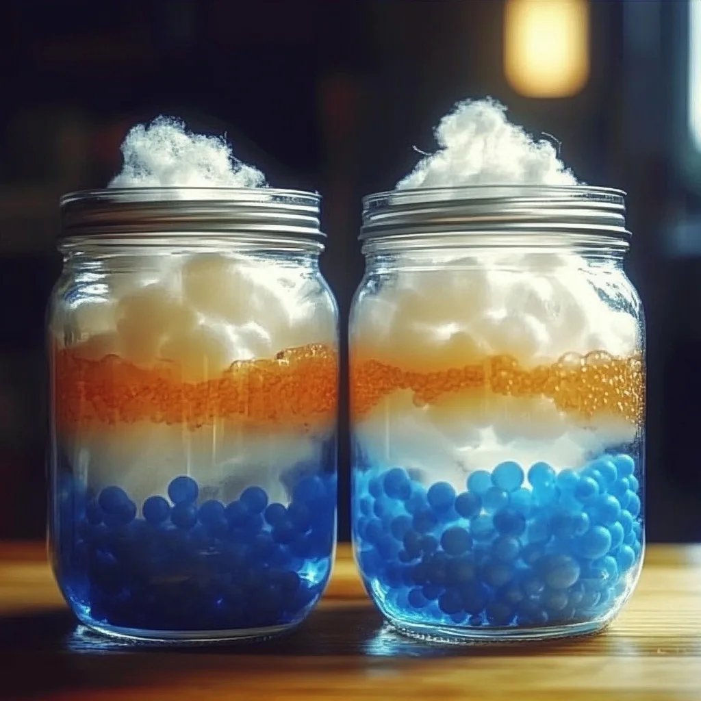 How to Make a DIY Mini Rain Cloud Science Experiment in a Jar