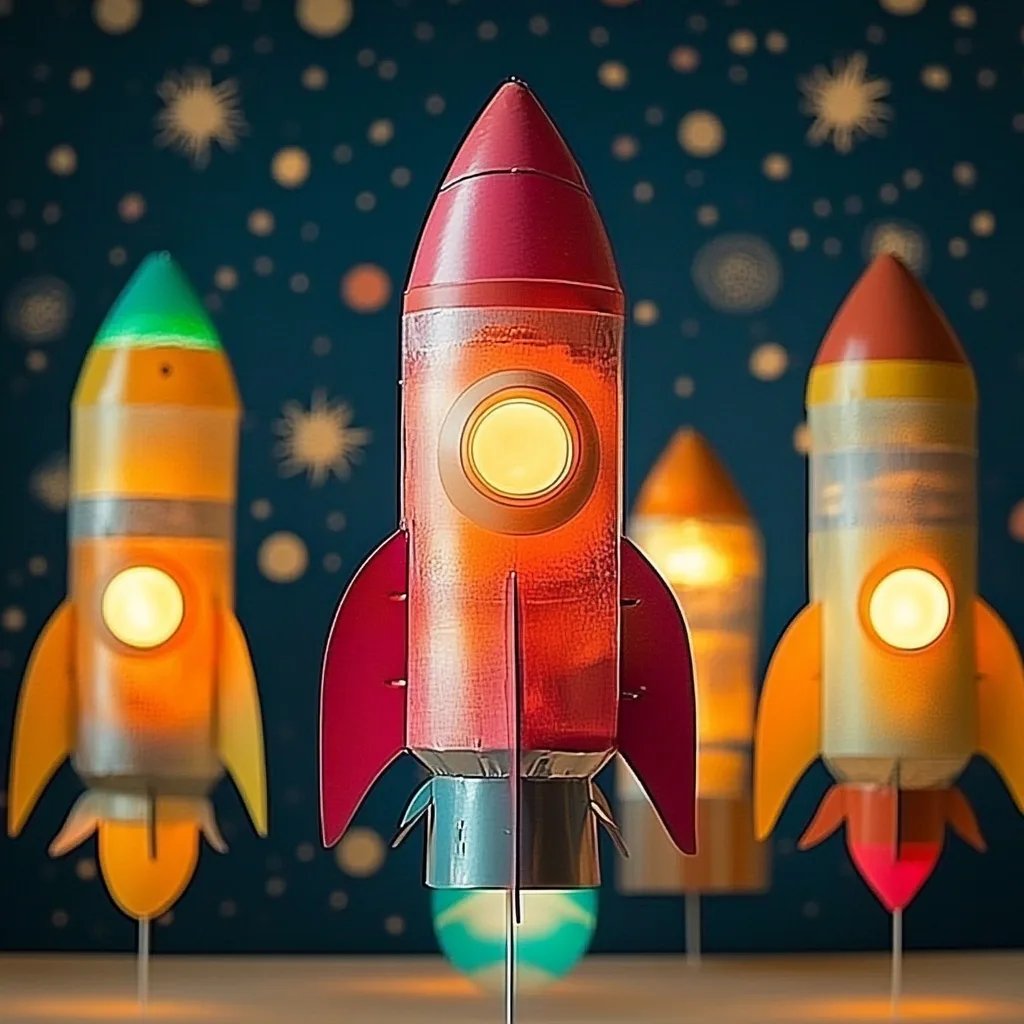 How to Make Toilet Roll Space Rocket Night Lights: A Step-by-Step Guide
