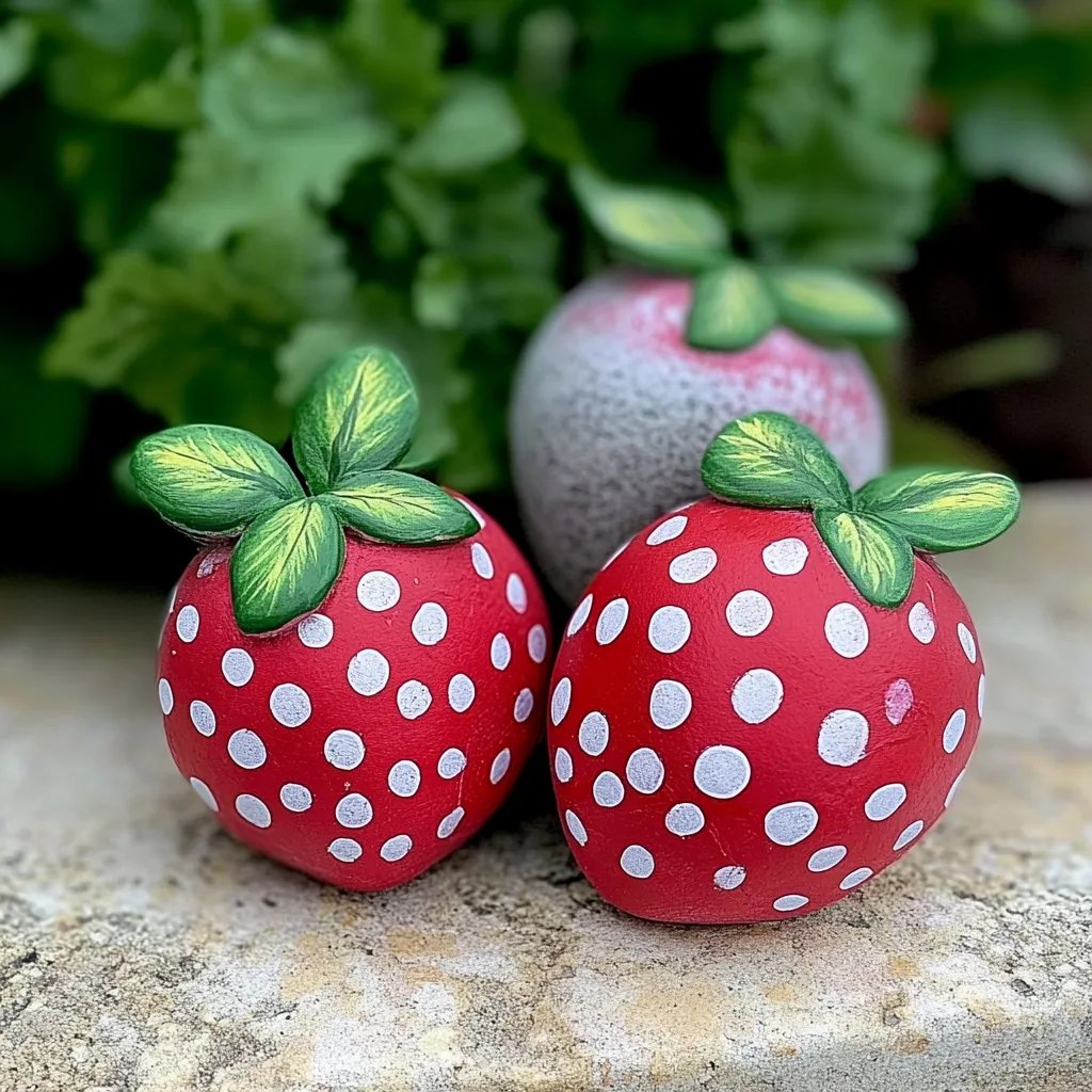 How to Make Painted Strawberry Rocks: A Step-by-Step Guide