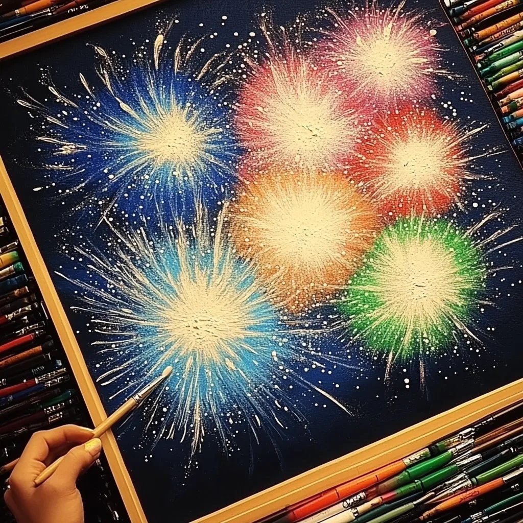 DIY Firework Salt Painting: A Sparkling Adventure in Creativity