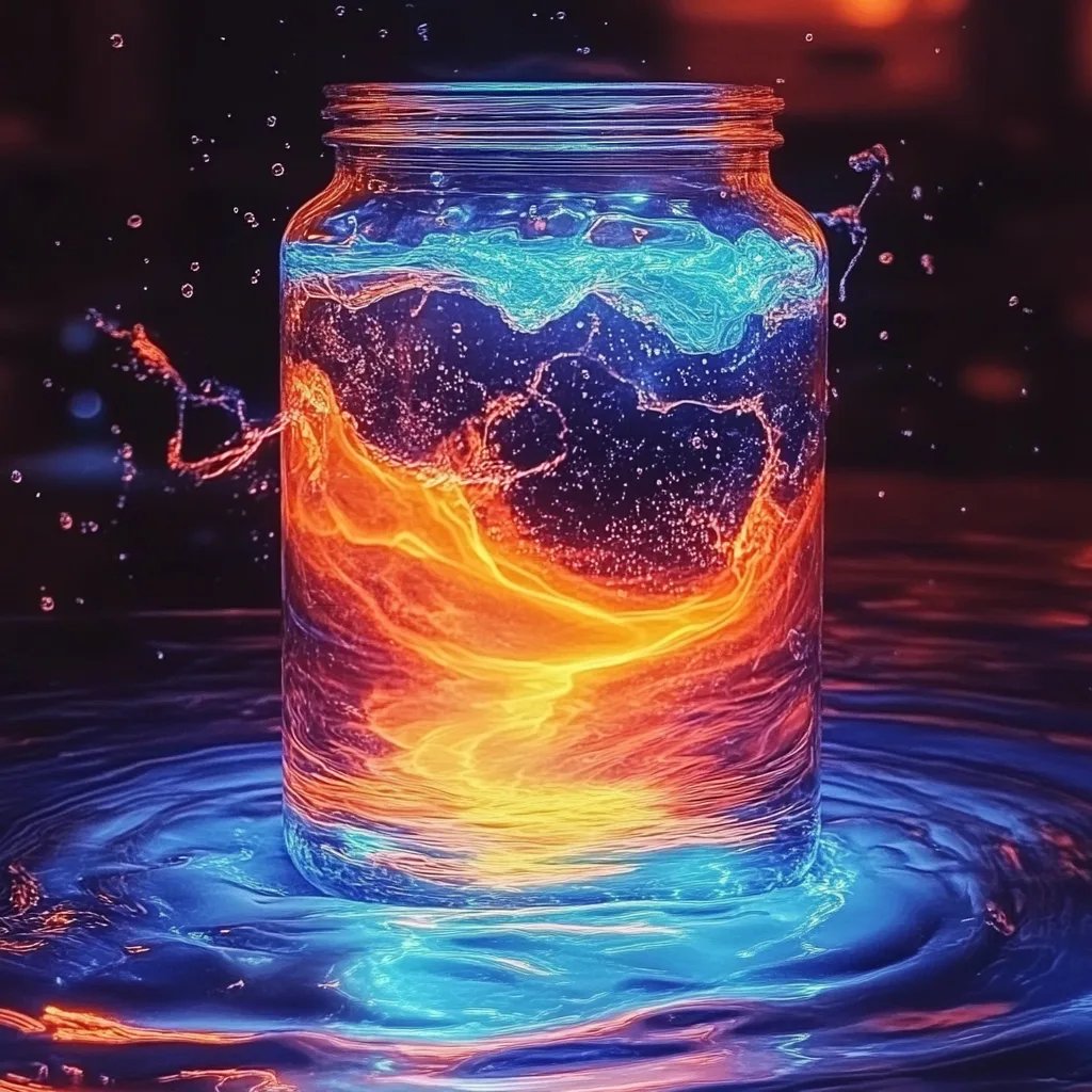 How to Make a Stunning Neon Oil & Water Explosion: A Complete Guide