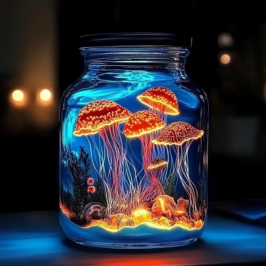 How to Make a Glow in the Dark Ocean Jar: A Creative Craft Tutorial