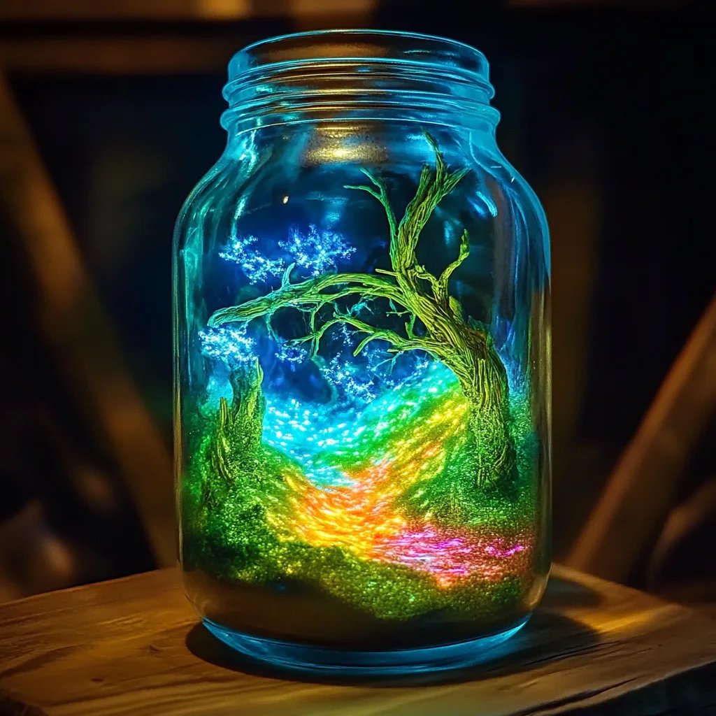 GLOW-IN-THE-DARK Fireworks in a Jar: An Amazing Ultimate DIY Project