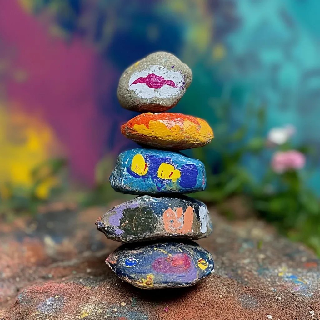 Painted Garden Rocks: An Amazing Ultimate Guide with 7 Creative Ideas
